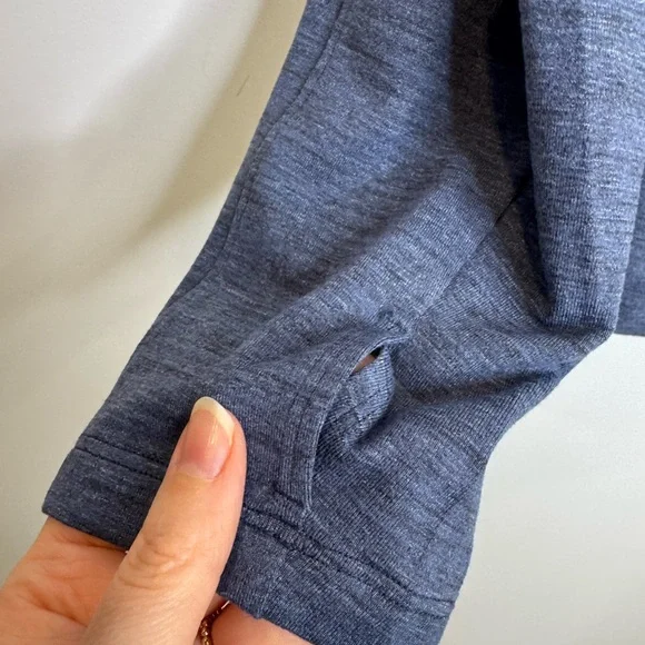 Lululemon Surge Warm Full Zip size medium light activewear sport running hood - Picture 6 of 7